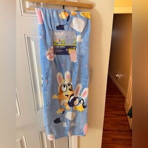 New Release Bluey Easter Plush Throw Blanket